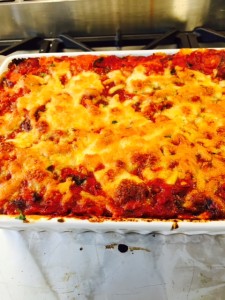Ina Garten lasagne - cooked photo