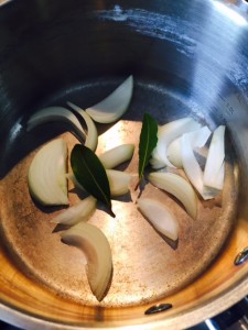 Skinny Lasagne onion bay leaf photo