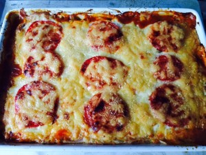 Skinny lasagne cooked photo